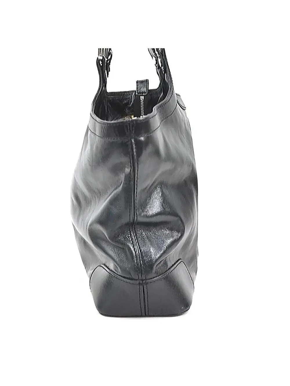 Auth Tory Burch Handbag Black Leather #293863T11B